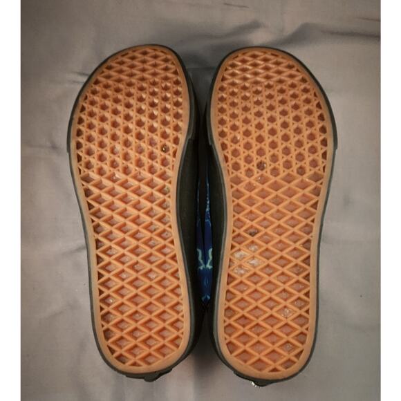 Vans Old Skool Black Blue Lightning Low Top Sneakers Men's 7 / Women's 8.5 - Picture 10 of 13